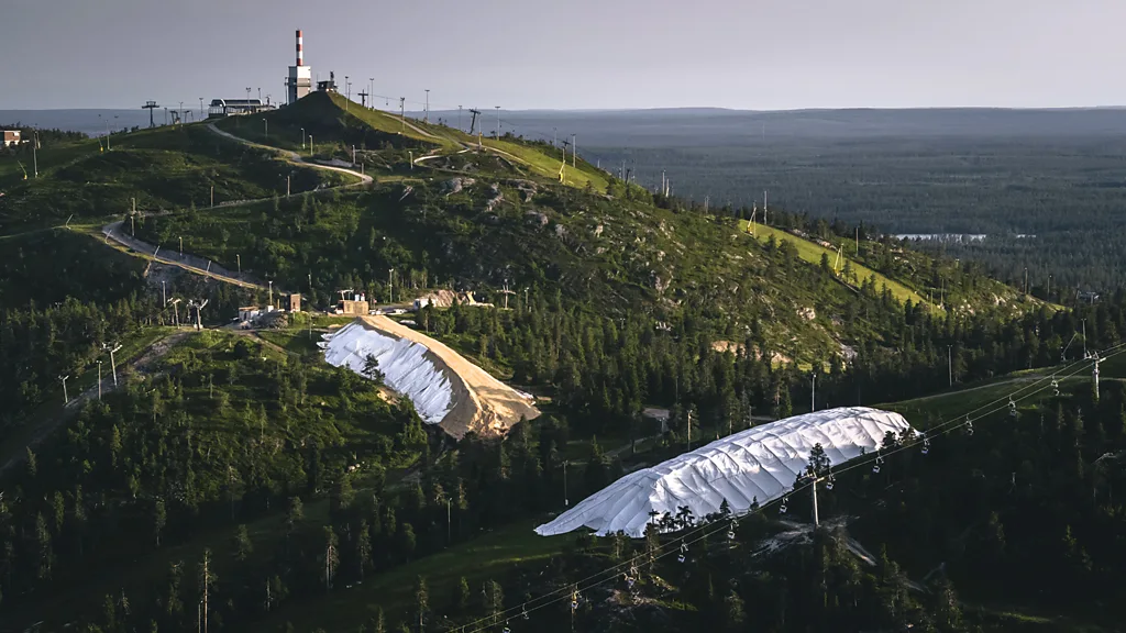 Snow storage in Finland